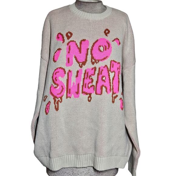 asos No Sweat Oversize Sweater Size Small - Picture 1 of 4